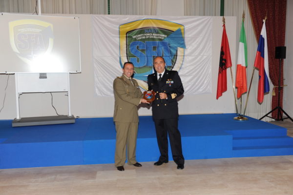 Foreign military attachés visit