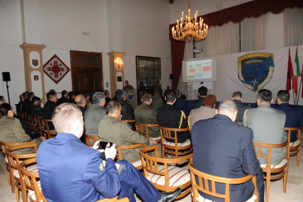 Foreign military attachés visit