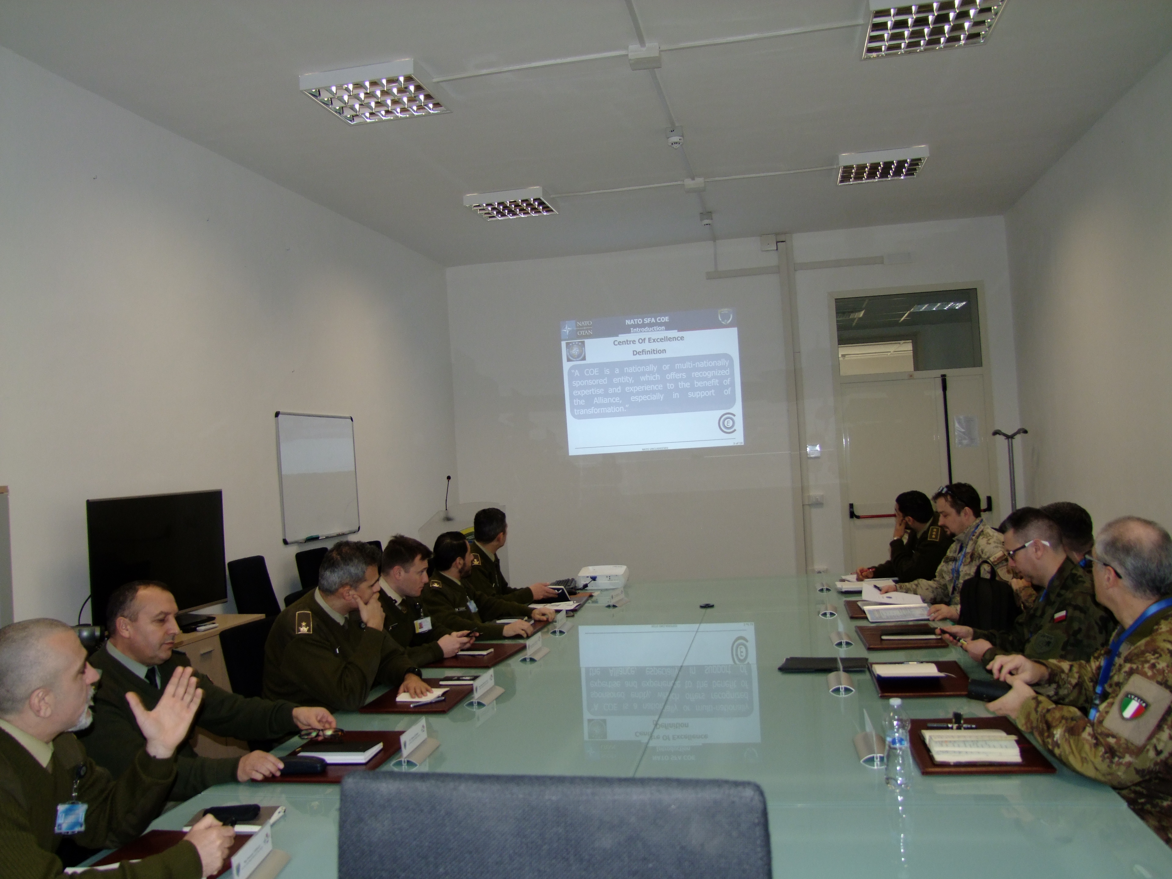 NATO SFA COE: NATO Joint Force Training Centre (JFTC) Team visits the Centre