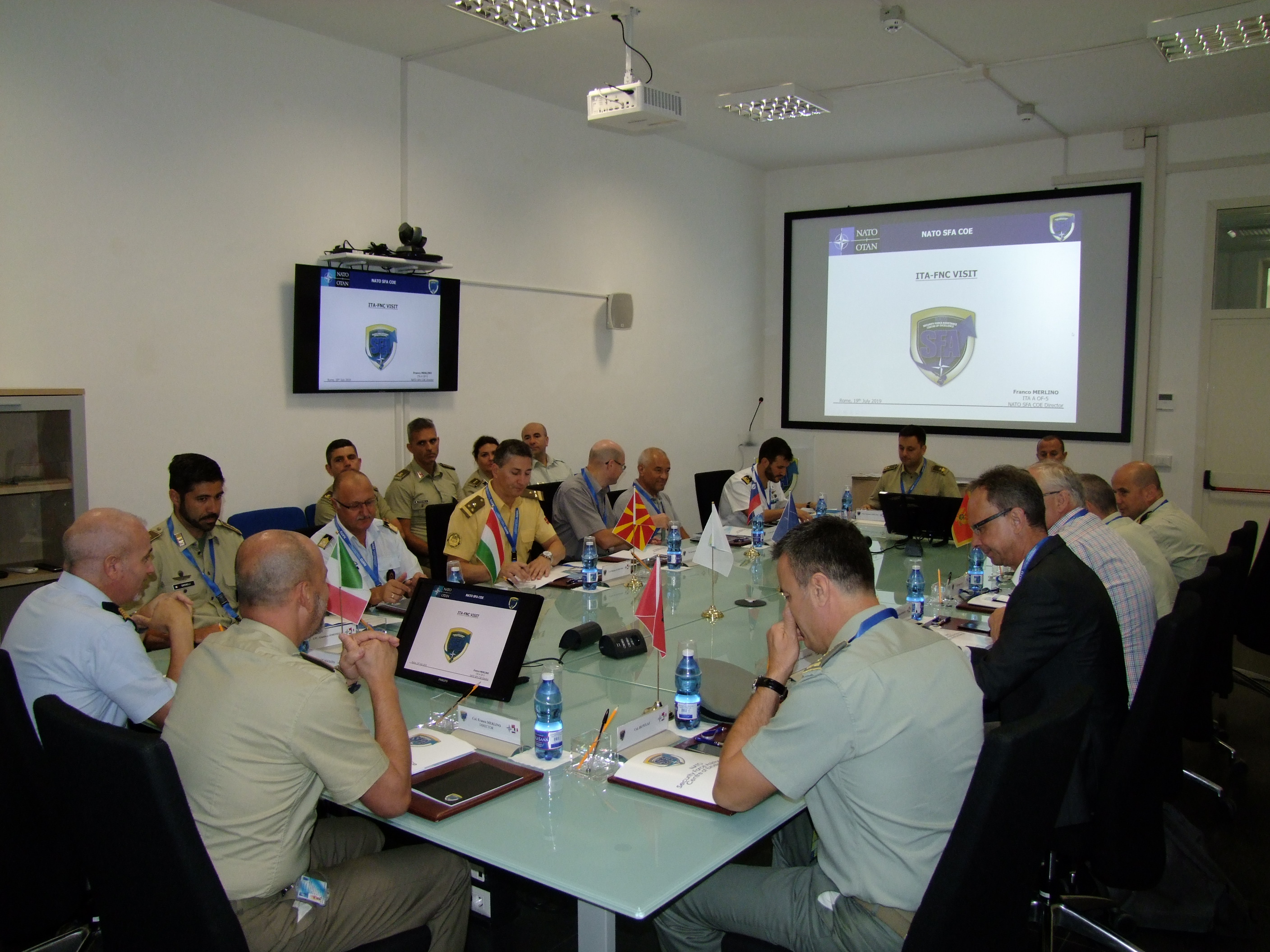 THE FRAMEWORK NATIONS CONCEPT ITALIAN-LED GROUP (FNC-ITA) VISITS THE NATO SFA COE