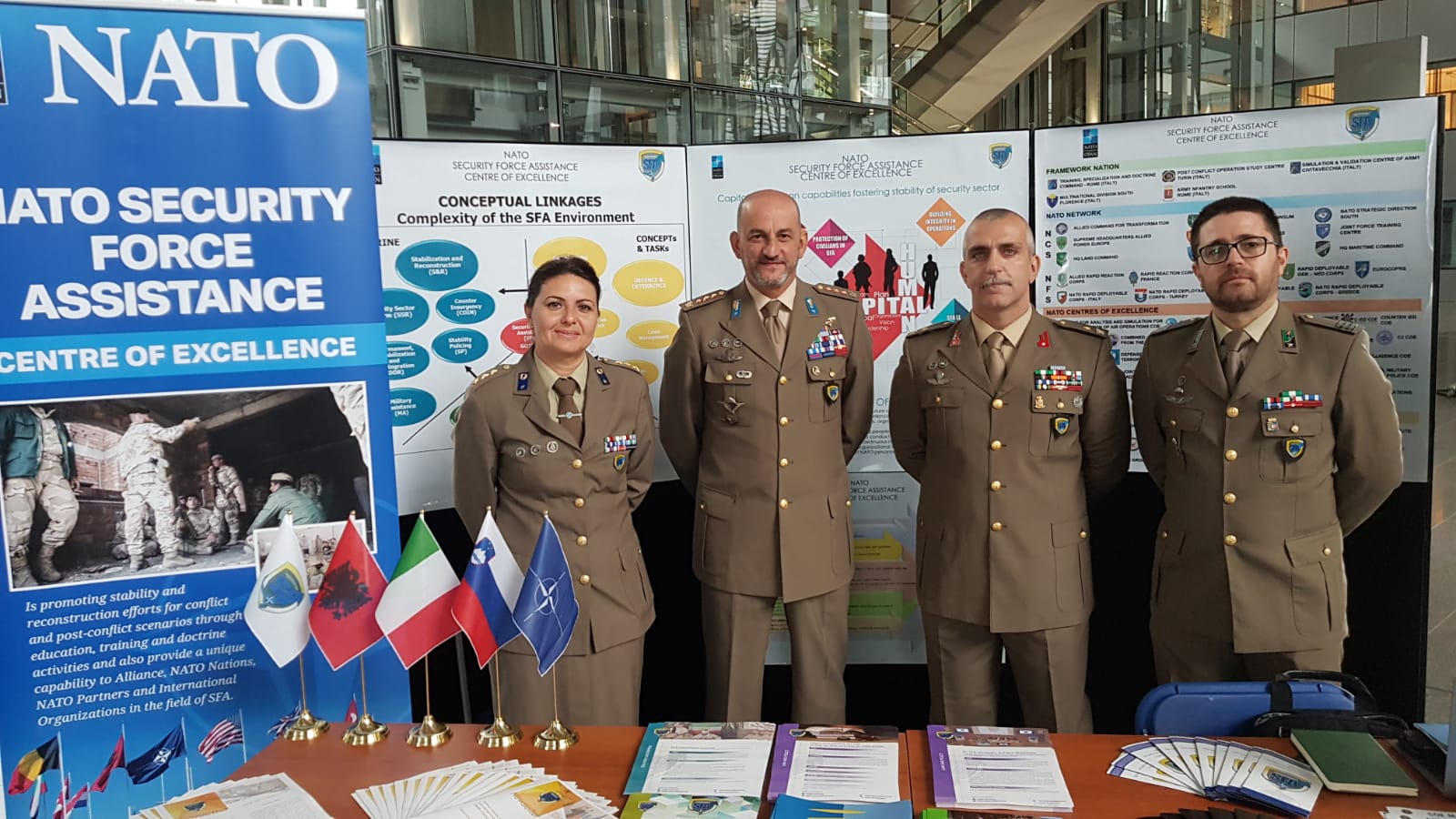 A NATO SFA COE delegation joined the “COE MARKETPLACE” 2019