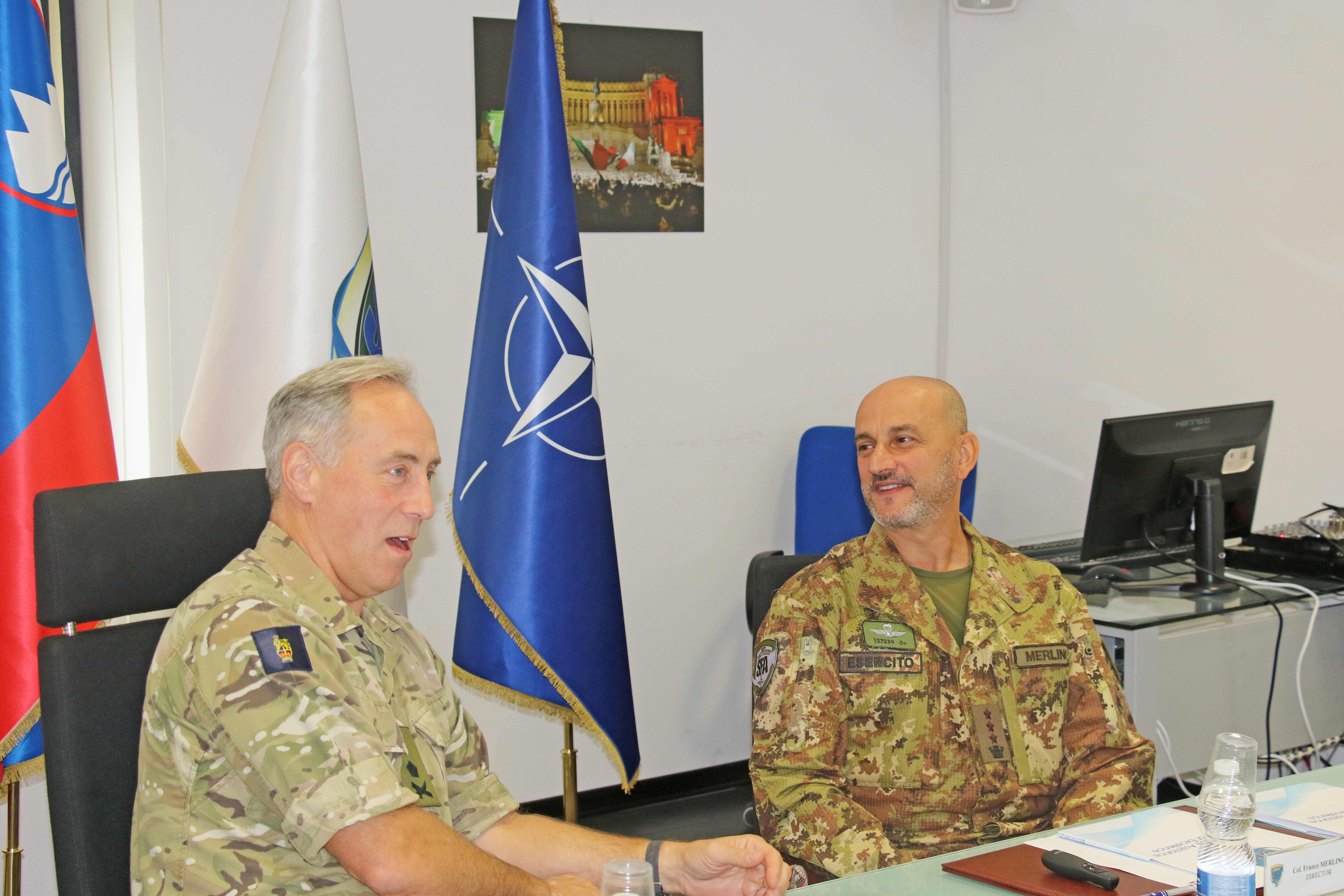 Lieutenant General Tim Radford, the future DSACEUR, paid a visit to the NATO SFA COE