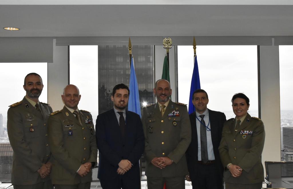 NATO SFA COE met Department of Peace Operations representatives at the Permanent Mission of Italy to the UN