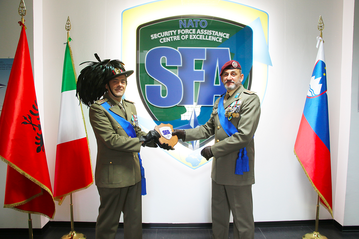 NATO SFA COE Director’s Transfer of Authority