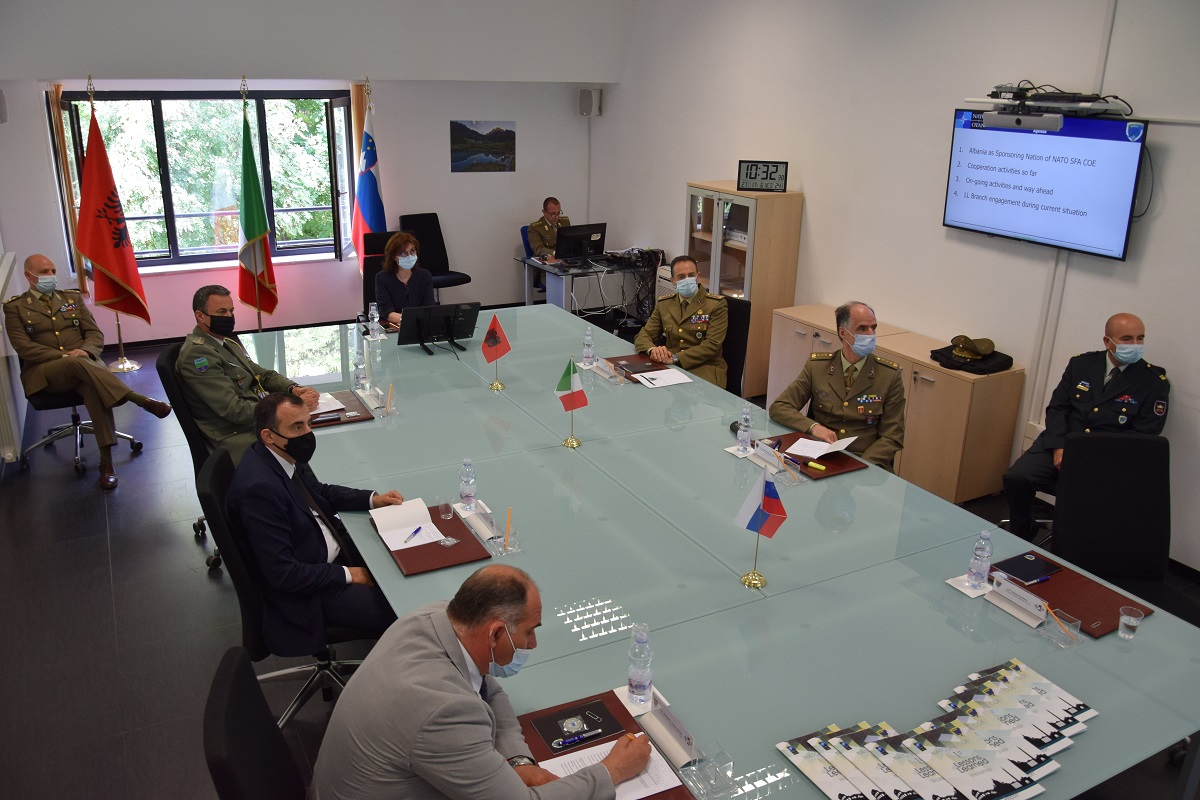The Albanian Ambassador visited the NATO SFA COE