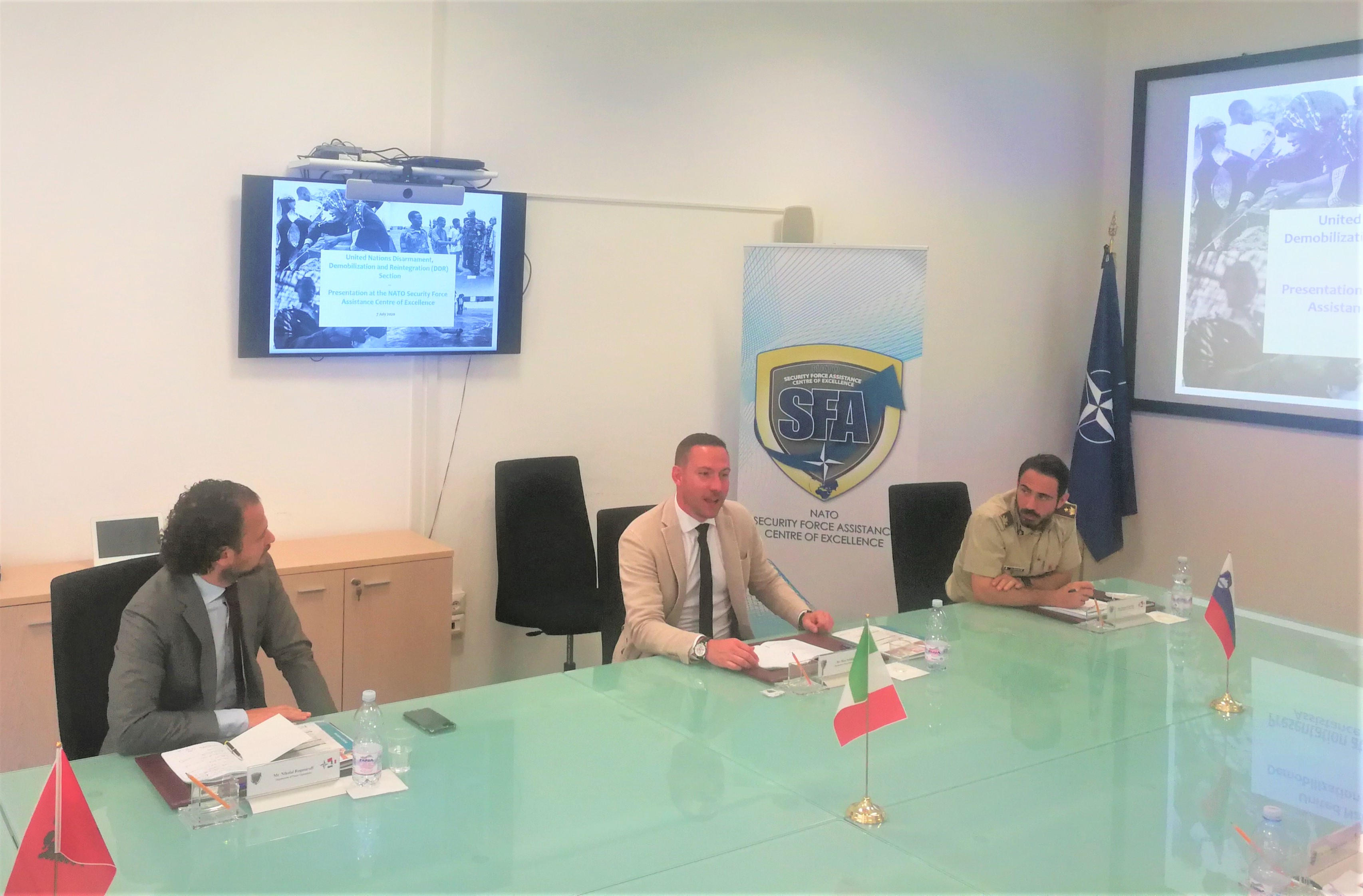 UN OROLSI delegation visits the NATO SFA COE