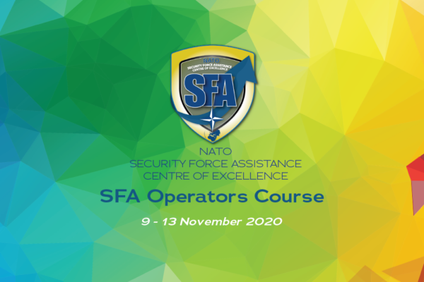 save the date SFA Operators course 9-12 nov 20