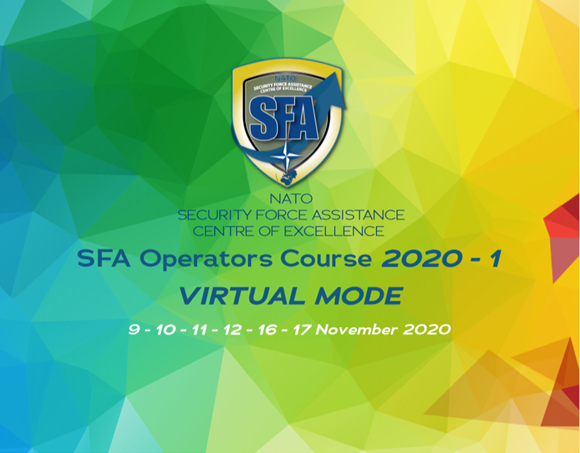 The SFA Operators Course 2020-01 will be Virtual