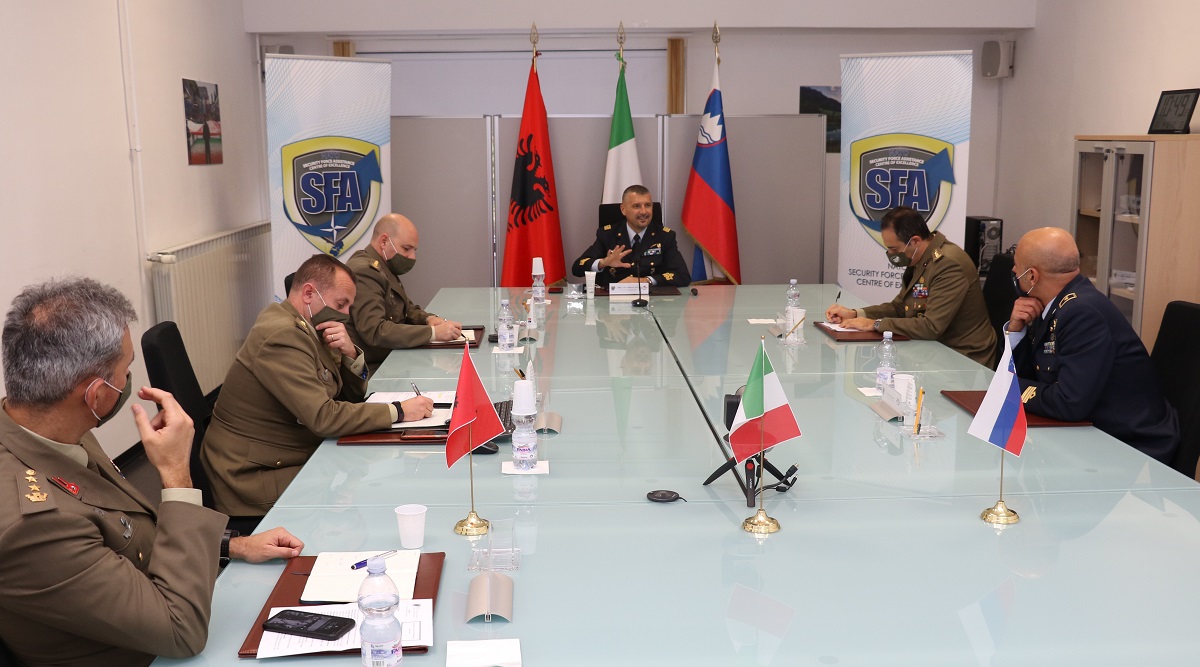 NATO SFA COE welcomed the Italian Air Force Brig. Gen. Marco LANT