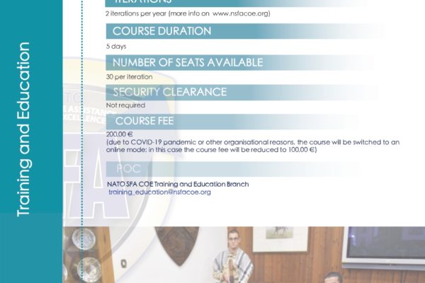 Flyer SFA Operators course back