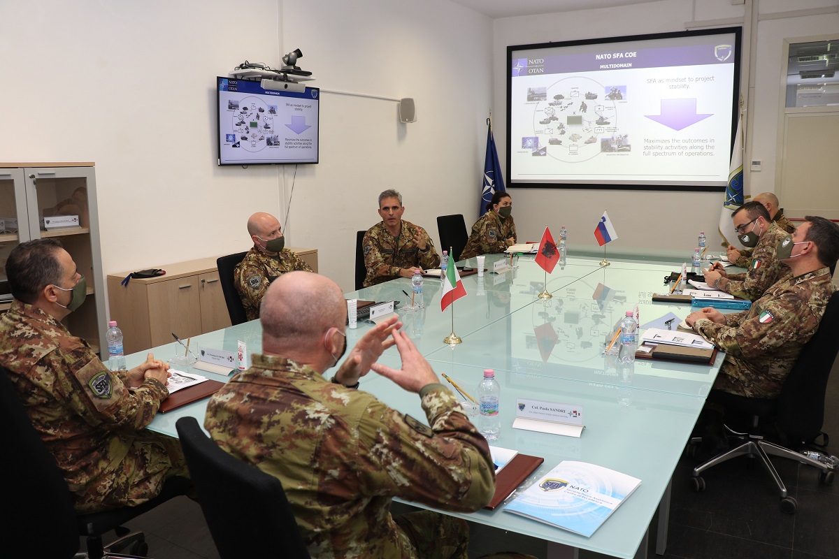 NATO SFA COE was visited by the Chief of the ITA Army Innovation Office