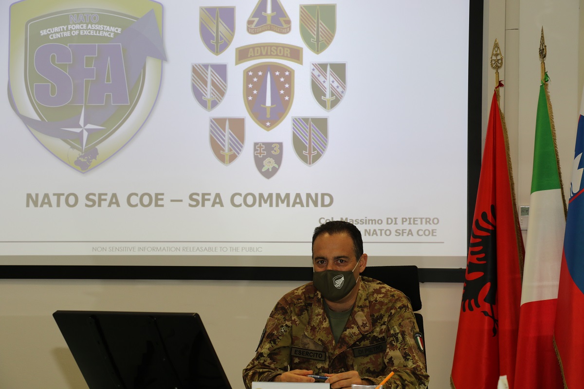 Virtual Meeting Between NATO SFA COE and the SFAC