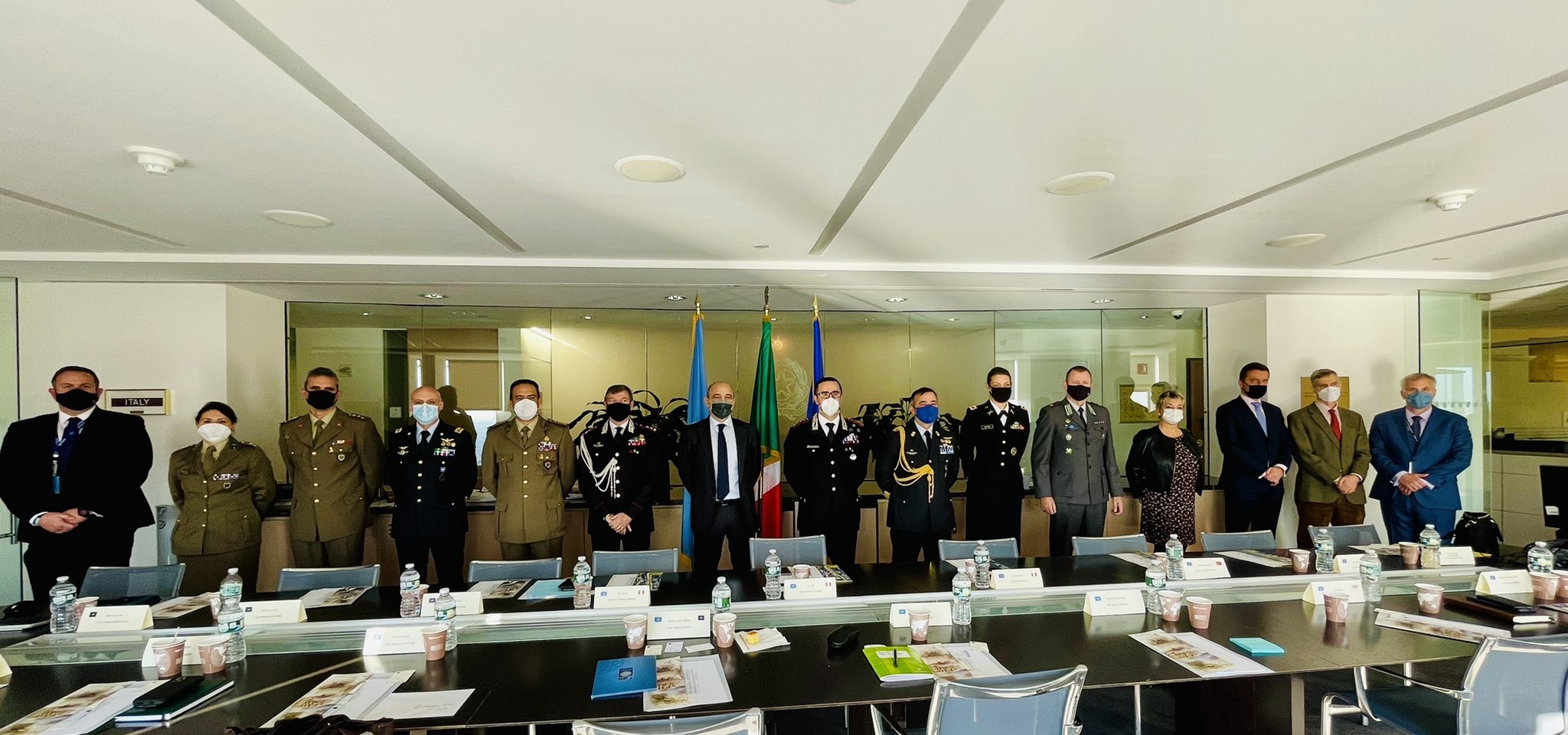 NATO SFA COE visit to the Permanent Representative of Italy to the UN