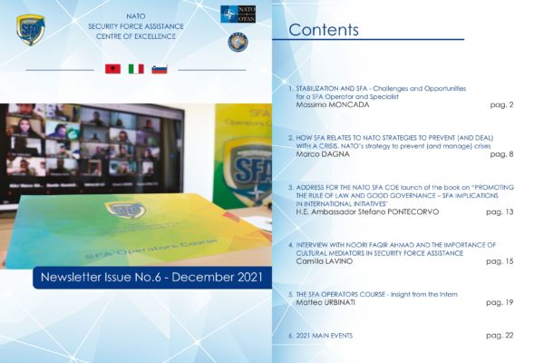 NATO SFA COE  newsletter n.6
