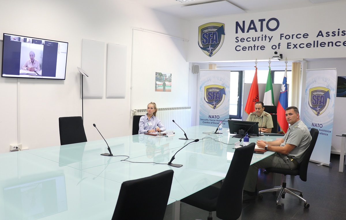 Virtual meeting between NATO SFA COE and YATA