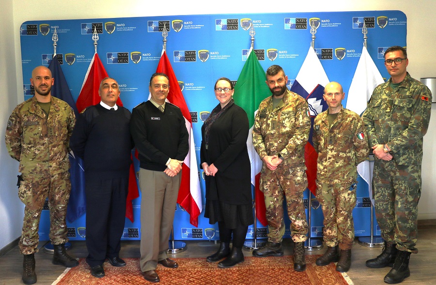 US Army V Corps representative visited the NATO SFA COE