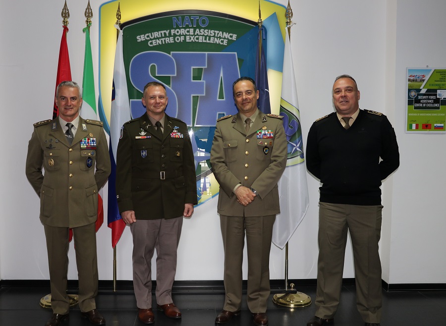 NSO Commander visited the NATO SFA COE
