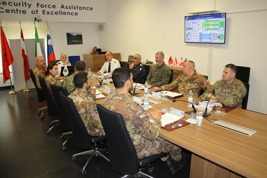 Rear Admiral Placido Torresi visited the NATO SFA COE