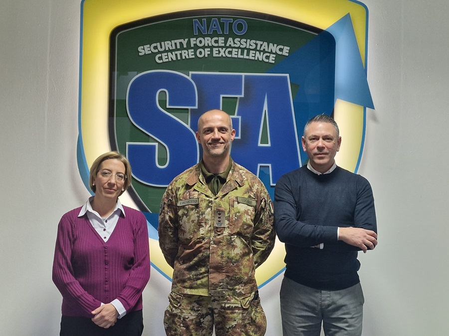 UNIPA’s delegation visited the NATO SFA COE